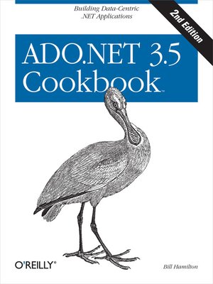 cover image of ADO.NET 3.5 Cookbook